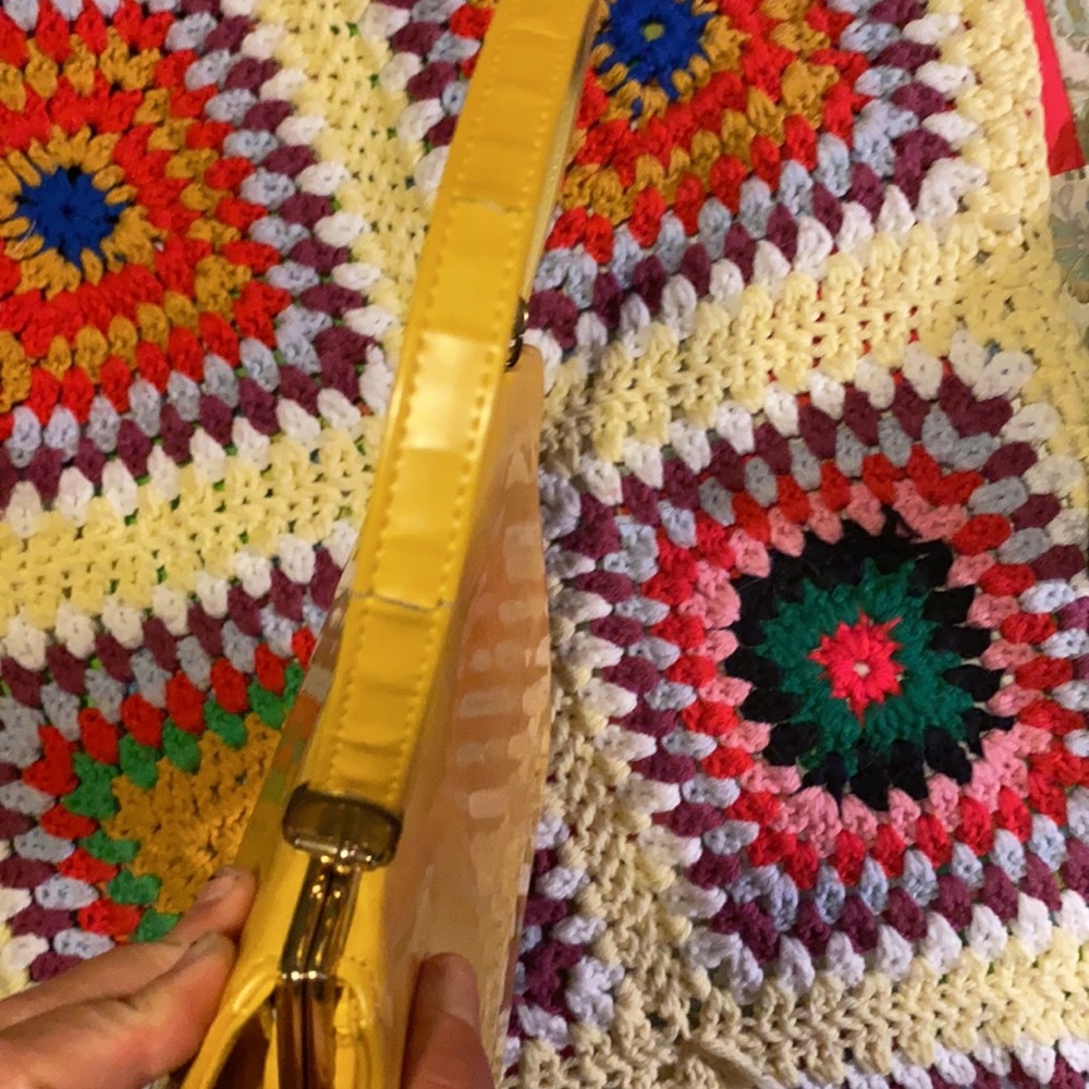 Vintage Yellow Mar-Shel Handbag 💛 - Picture 4 of 6